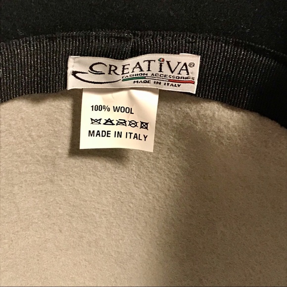 Gorgeous Wool Felt Hat By Creativa Made in Italy - Picture 6 of 9